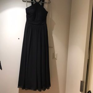 Black floor length dress